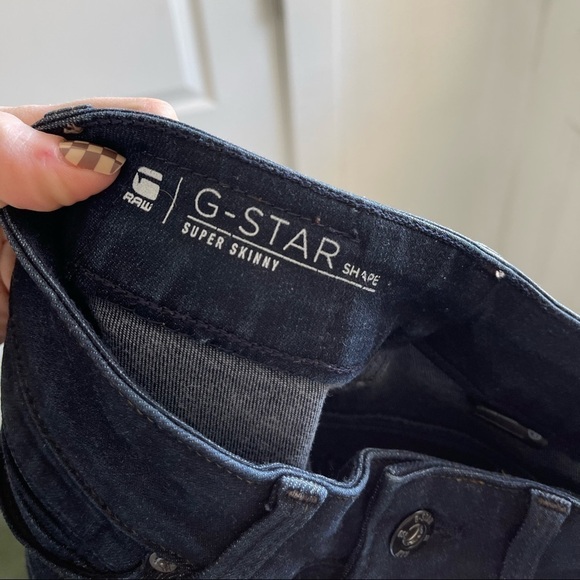 G Star Raw Super Shape Skinny Jean in Rinsed - 24x32 - Picture 6 of 9